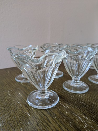 Set clear ribbed pressed - set, 8