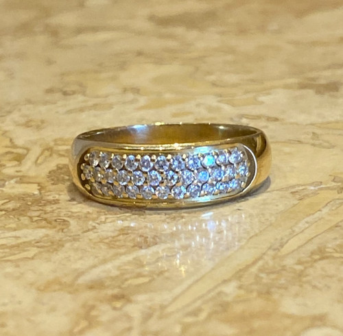 Heavy 18ct yellow - heavy,