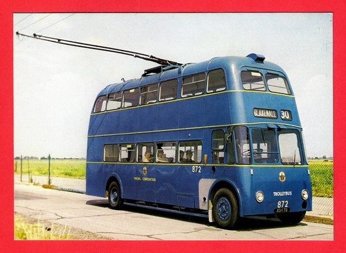 Bus postcard walsall - bus,