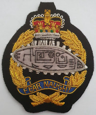 Royal Tank Regiment Wire Bullion Blazer Badge Patch. British Army. NOS