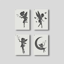 Fairy stencils for Nursery