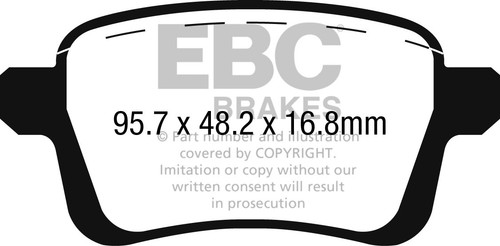 Ebc greenstuff rear - rear, pads