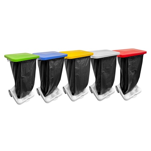 Plastic sack holder semi - plastic,