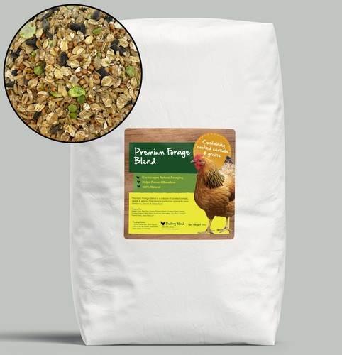 Premium poultry forage - forage, blend