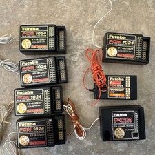 7 x Futaba 35Mhz Receivers R129DP R149DP 9 Channel PCM1024 Dual Conversion