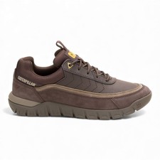 CAT Caterpillar Versage Lo Men’s Brown Leather Hiking Boots Trainers Shoes