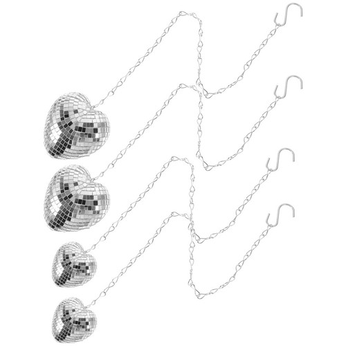 4pcs heart shape - 4pcs,