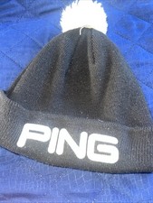 Ping Bobble Hat Black Golf