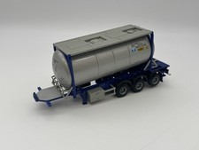 H12 | LionToys 3 Axle Container Chassis + Tank Container “used” 1:50 Scale