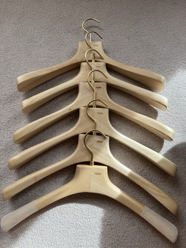 Fendi wood hangers - fendi,