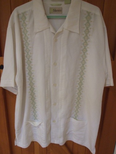 Mens vintage rayon guayabera - mens,