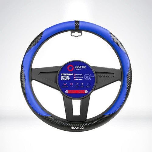 Sparco blue black steering - blue/black,
