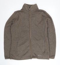 Peter Storm Womens Brown Fleece Jacket Size 12 Full Zip Casual Outdoor