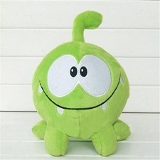 Rare 8'' Cut The Rope Hungry Om Nom Plush Toy Stuffed Doll Xmas Gift Perfect For