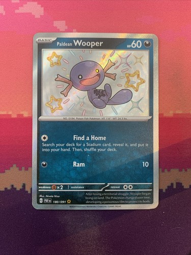 Pokemon card paldean wooper - pokemon,