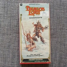 Grenadier 1985 - Frost Giants - Dragon Lords Giant's Club D&D Figure Set (NM)