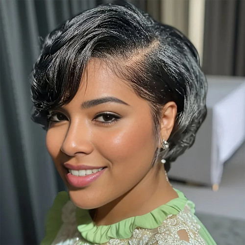 Pixie cut 13x4 transparent - 13x4,