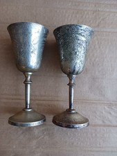 Pair Vintage Silver Plated