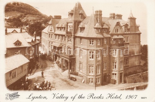 Lynton valley the rocks - -,