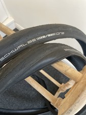 Schwalbe One Folding Tyres Pair 700 X 30 FOR INNERTUBES nearly new