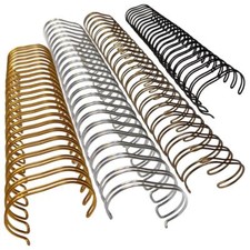 Galaxy - Wire Binders Pack - 8mm Pitch 3:1 White, Black, Gold, Silver, Bronze