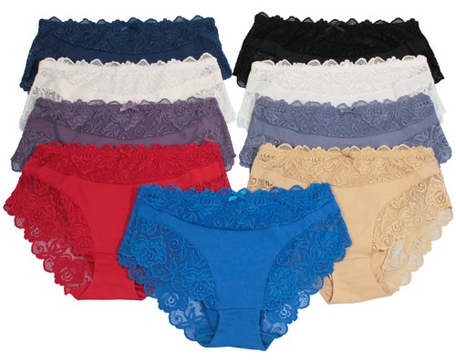 Womens lace trim cotton - womens,