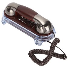 Retro wired telephone wall - retro,