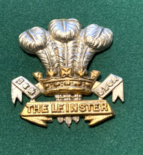 Prince of Wales Leinster Regiment (Royal Canadians) Cap Badge Genuine Pre 1922