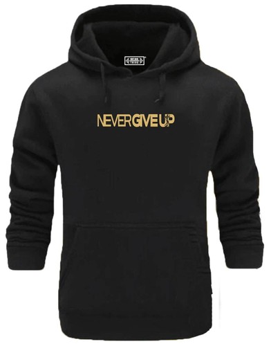 Never give hoodie - never, gym