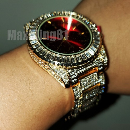 Hip hop full iced - hip, red