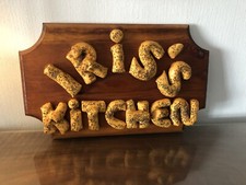 “IRIS ‘s Kitchen” Name Board For Kitchen