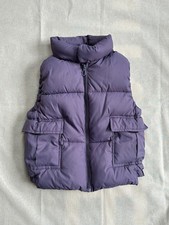 ZARA KIDS CLOTHING LIGHTWEIGHT QUILTED GILET 4-5 YEARS (110 CM) Dark mauve