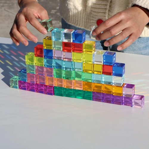 Rainbow acrylic building and - rainbow,