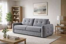 3 Seater Sofabed Fabric Pull