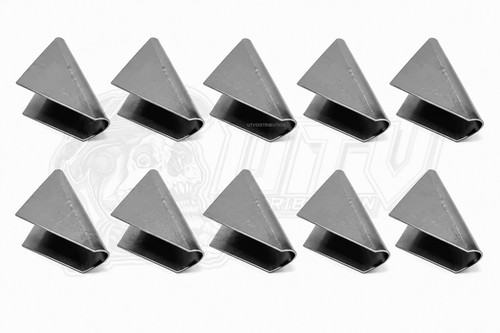 Steel tube gusset taco style - gusset,