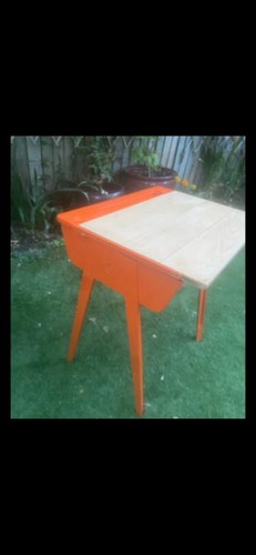 Vintage school desk - desk, updated