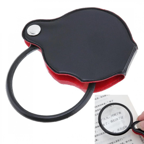 Folding magnifying glass - glass, 8x