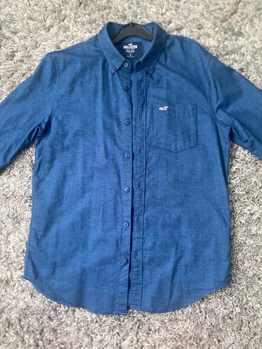 Hollister mens navy - blue, shirt