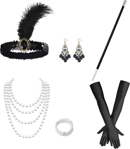 6pcs 1920s accessories - accessories, for