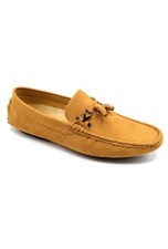 MENS FAUX LEATHER SLIP ON