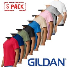 5 PACK Gildan Mens T-Shirt