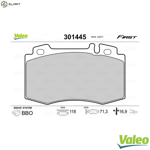 Brake pad set - brake, disc