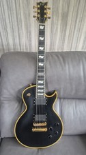 ESP Eclipse 2009 Satin Black Guitar, rarer 4 Knob version. Good Condtion.