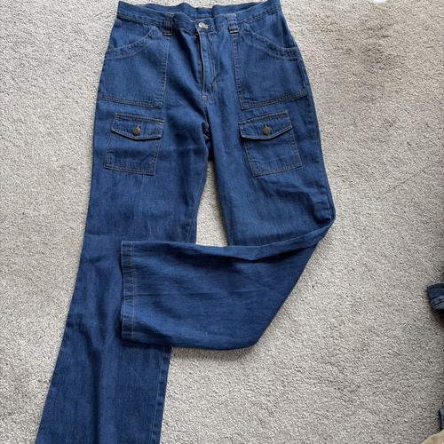 Vintage light demin trousers - demin,