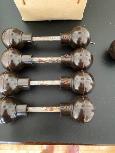 Antique vintage brown bakelite - vintage,