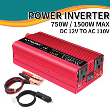 750W 1500W Car Power Inverter