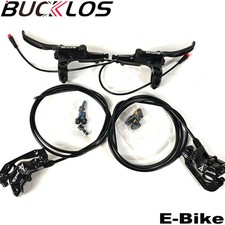 E-Bike Hydraulic Disc Brake 4-Pistons Front Rear MTB Bicycle Power Off