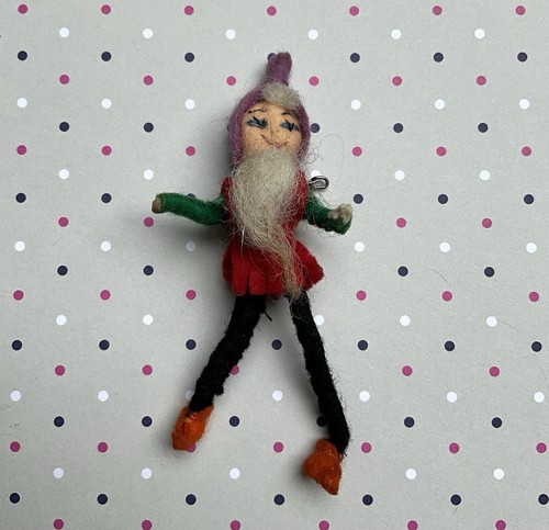 Vintage dolls house doll bendy - vintage,