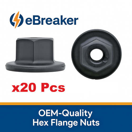 Bmw plastic hex - nut, coarse