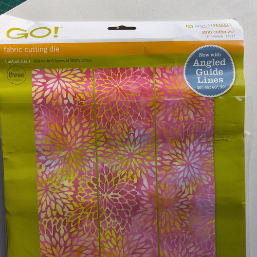 Accuquilt fabric cutting - accuquilt, go!